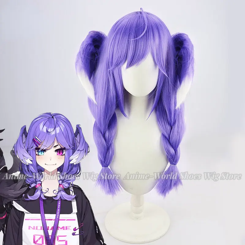 Prop En Cosplay - Wig Cosplay Vtuber Selen Tatsuki NIJISANJI