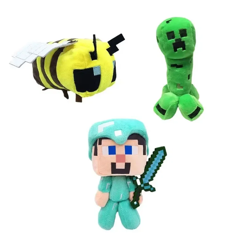 Cosplay Prop Dagger - Set Mainan Boneka Plush Minecraft yang