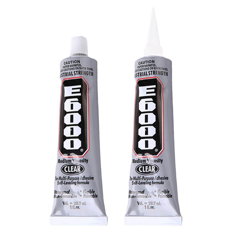 Contact Cement Glue - E6000 perekat kontak bening DIY lukisan