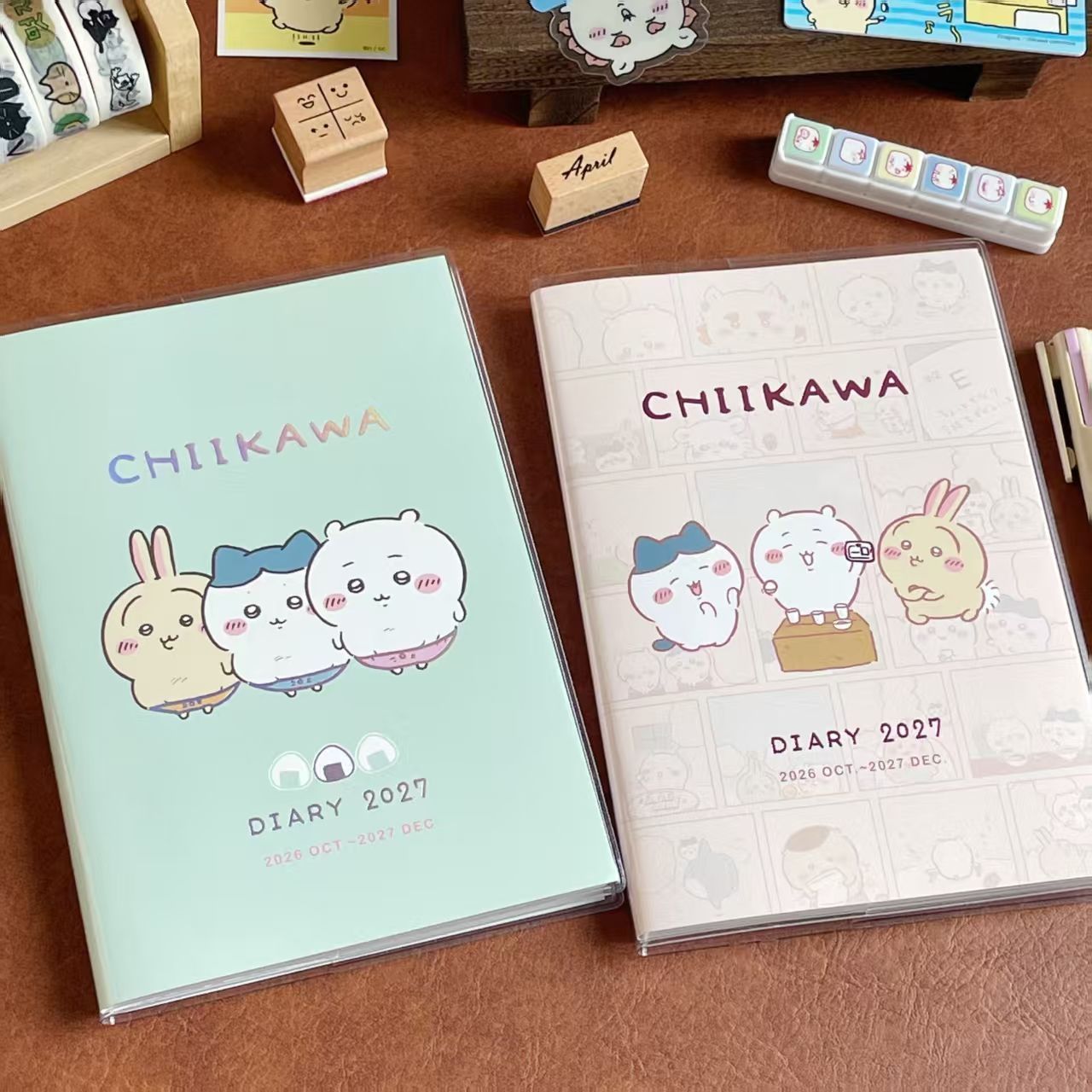 Cosplay Fire Prop - Buku Agenda Chiikawa 2027 Terbaru, Ilustrasi