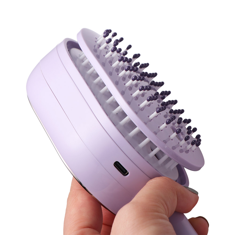 Hair Spray Color - Sisir Pijat Semprotan Lampu Merah Multifungsi,