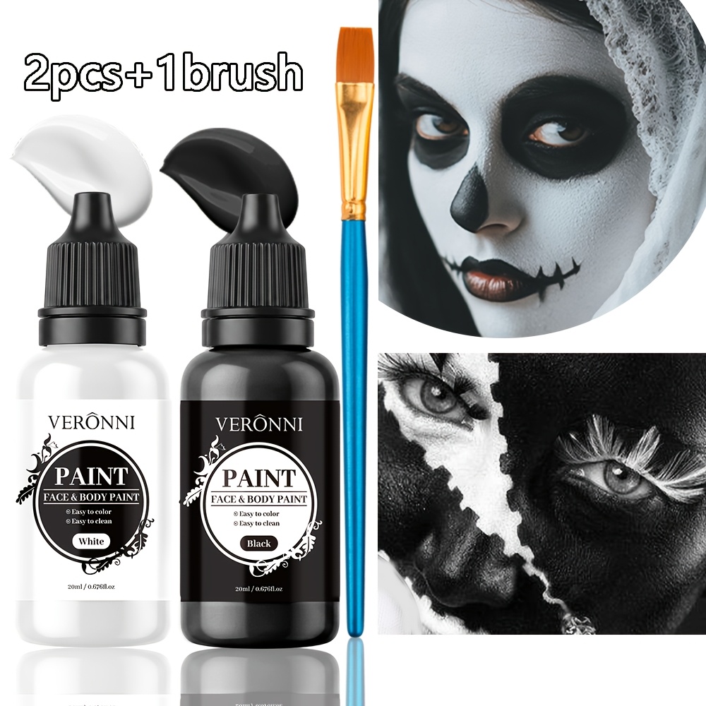 Cosplay Prop Paint - 2 Botol Set Cat Wajah Hitam