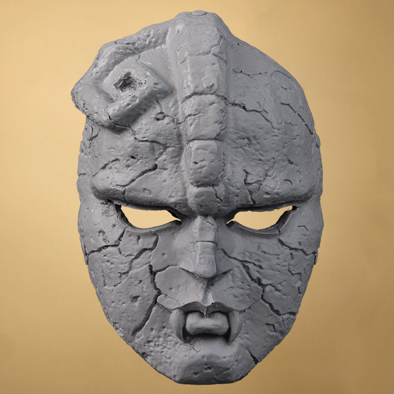 Topeng Batu Jojo Bizarre Adven - Cosplay Fire Prop ulasan dan harga