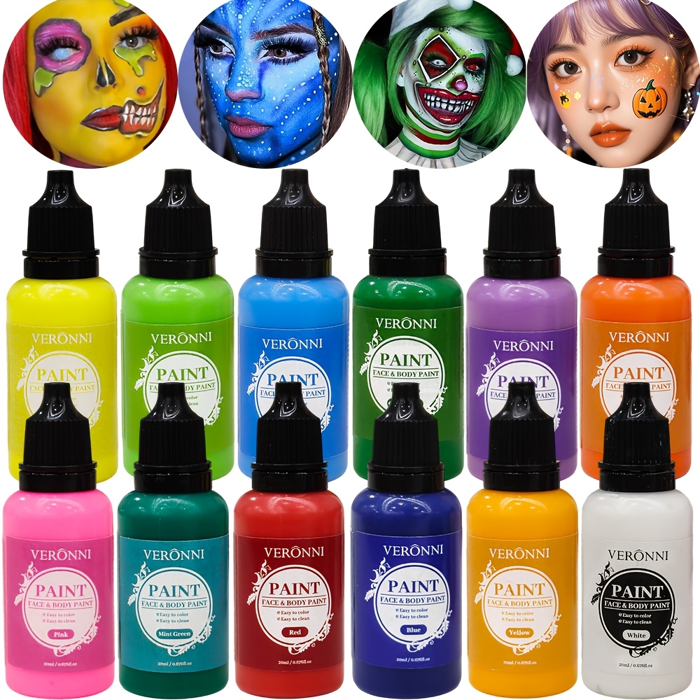 2 Botol Set Cat Wajah Hitam &  - Cosplay Prop Paint ulasan dan harga