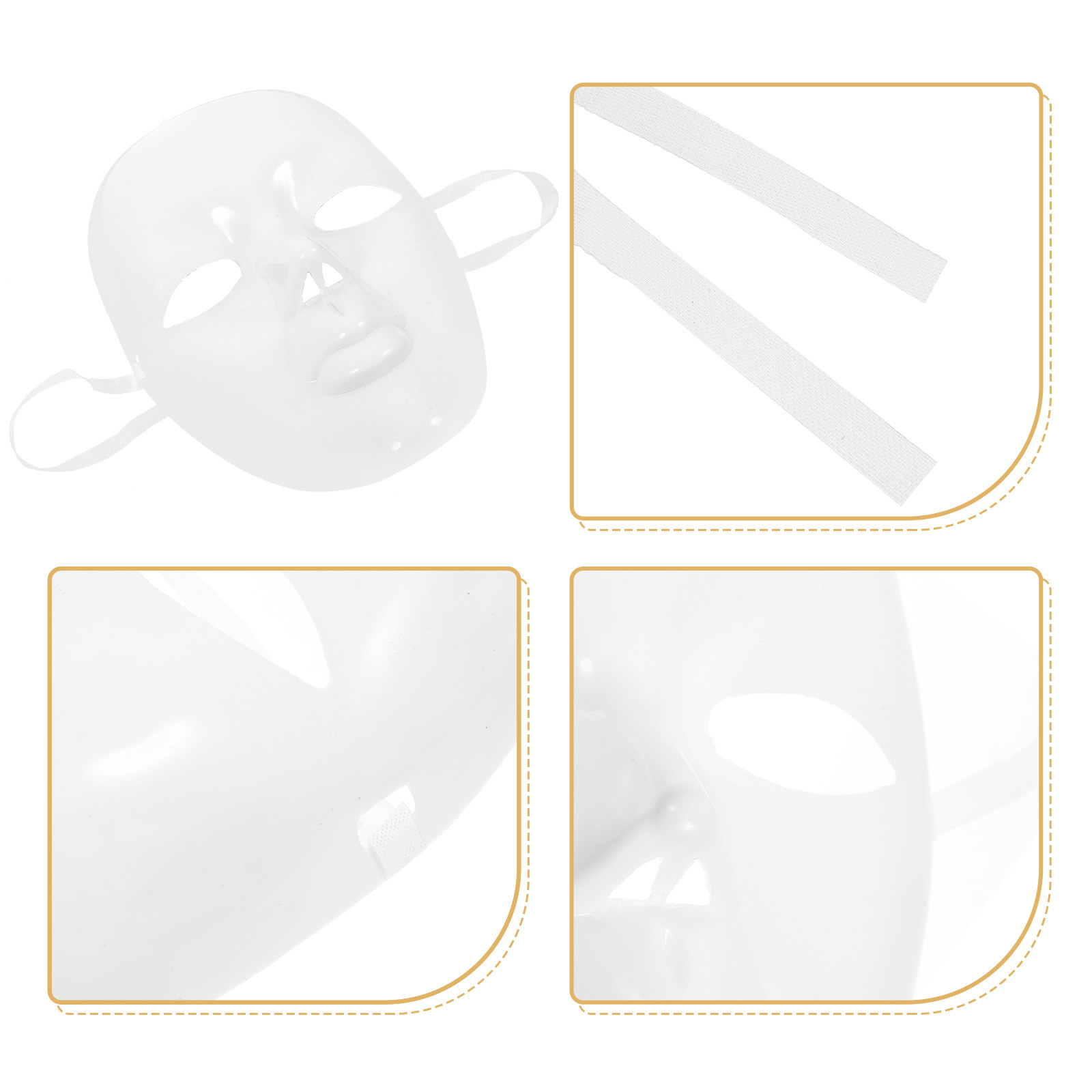 Masker Polos untuk Dicat, Pest - Cosplay Prop Paint ulasan dan harga